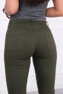 Spodnie kolorowy jeans khaki