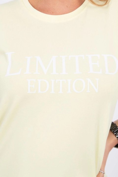 Bluzka Limited edition jasny żółty
