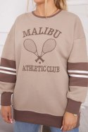 Bluza ocieplana Malibu ciemno beżowy+mocca