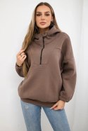 Bluza z kapturem mocca