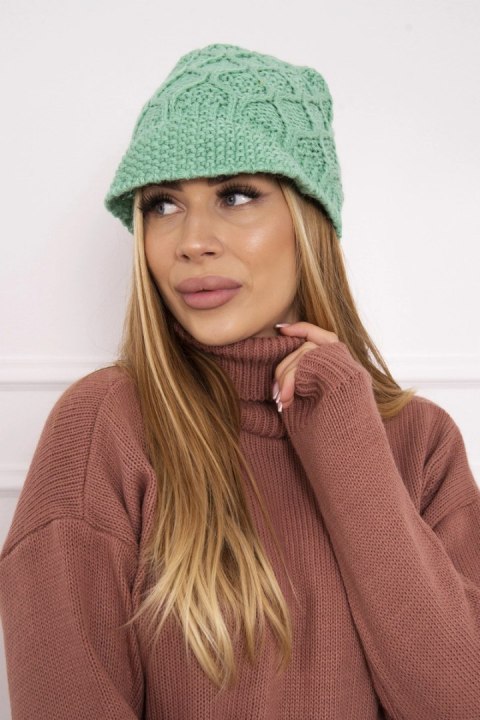Czapka z polarem Roma Bis K235 miętowa