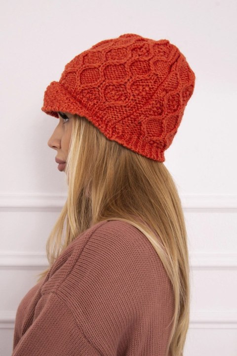 Czapka z polarem Roma Bis K235 ruda