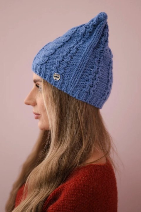 Czapka z polarem Rabbid K237 jasno jeansowa