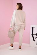 Komplet bluza + spodnie masełko beżowy