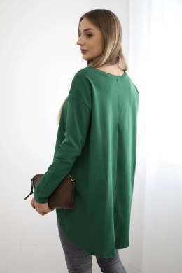 Bluzka damska z orłem i napisem Canyon zielona