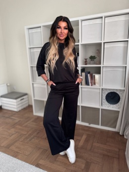 Bawełniany komplet dresowy JOSH I CZERŃ | one size