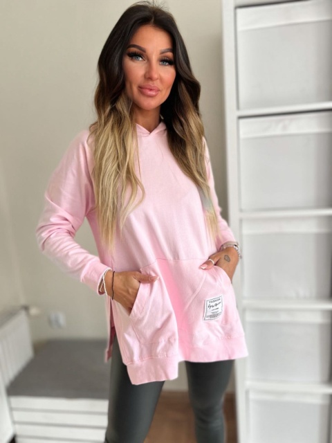 Bawełniana bluza CABO SOFT | wata cukrowa | one size | polski produkt