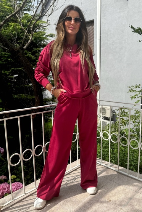 Bawełniany komplet dresowy JOSH I BORDO | one size