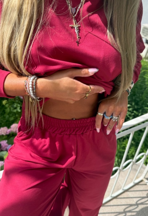 Bawełniany komplet dresowy JOSH I BORDO | one size