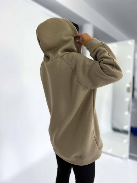 Długa rozpinana bluza LUCAS | FANGO | rozmiar oversize standard bawełna