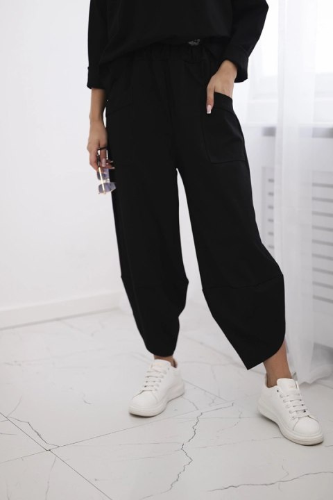 Komplet Punto Milano Winter bluza + spodnie czarny