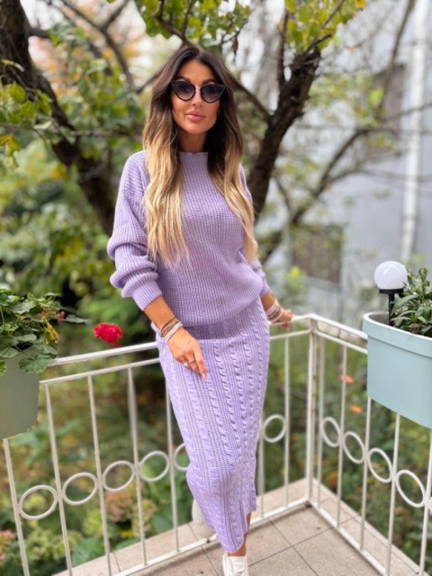 Dzianinowy komplet SASSY WRZOS one size