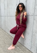 Oversize komplet dresowy MOVE I BORDO | one size