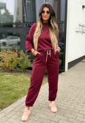 Oversize komplet dresowy MOVE I BORDO | one size