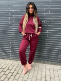 Oversize komplet dresowy MOVE I BORDO | one size