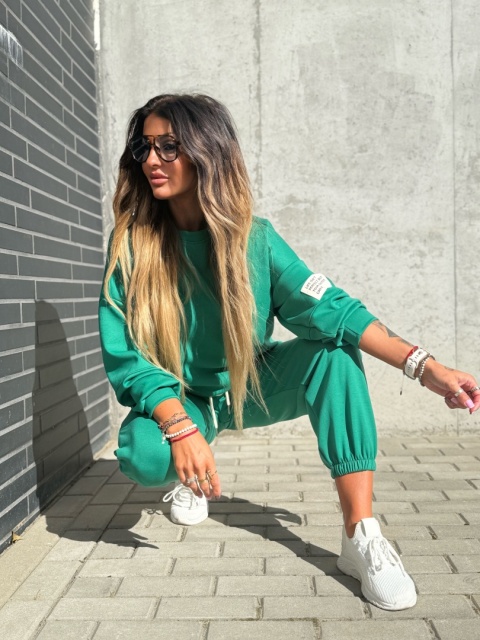 Oversize komplet dresowy MOVE I ZIELEŃ GUCCI | one size