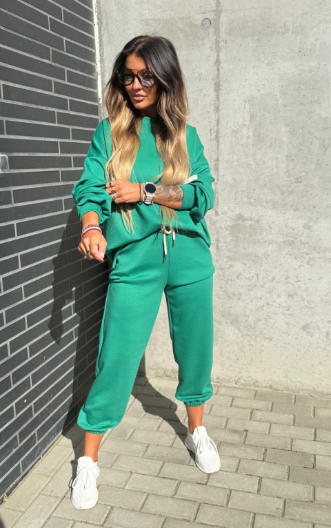 Oversize komplet dresowy MOVE I ZIELEŃ GUCCI | one size