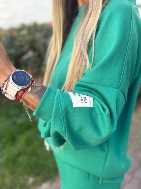 Oversize komplet dresowy MOVE I ZIELEŃ GUCCI | one size