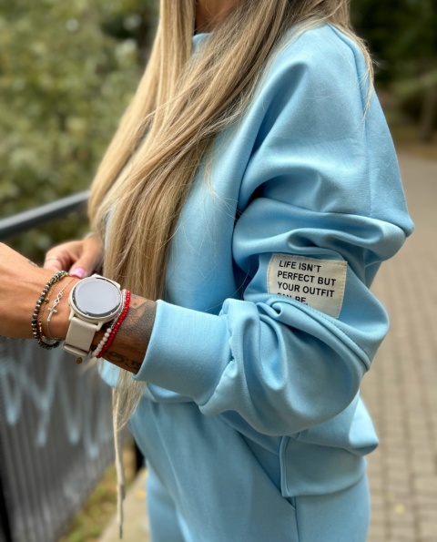 Oversize komplet dresowy MOVE I BLUE SKY | one size