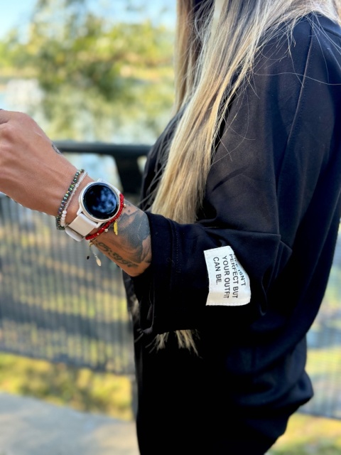 Oversize komplet dresowy MOVE I CZERŃ | one size