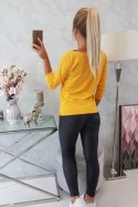 Bluzka Casual musztardowa
