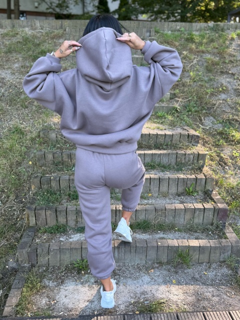 Bawełniany komplet dresowy z kapturem ROBINN I FANGO| one size