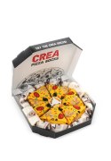 Skarpetki z nadrukiem pizzy - zestaw 4 par unisex w oryginalnym opakowaniu