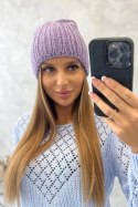 Czapka damska Rebeka K345 fioletowa