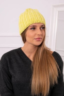 Czapka damska Rebeka K345 żółta