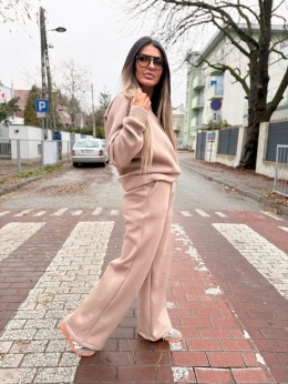 Ocieplany komplet dresowy MAURO I BEŻ | one size