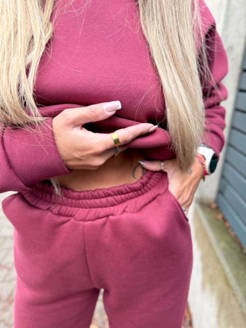 Ocieplany komplet dresowy MAURO I BORDO| one size