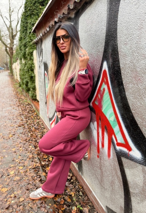 Ocieplany komplet dresowy MAURO I BORDO| one size