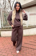 Ocieplany komplet dresowy MAURO I CZEKOLADA| one size
