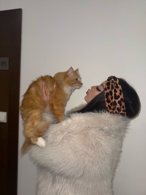 Opaska welurowa na głowę w panterę | WINTER