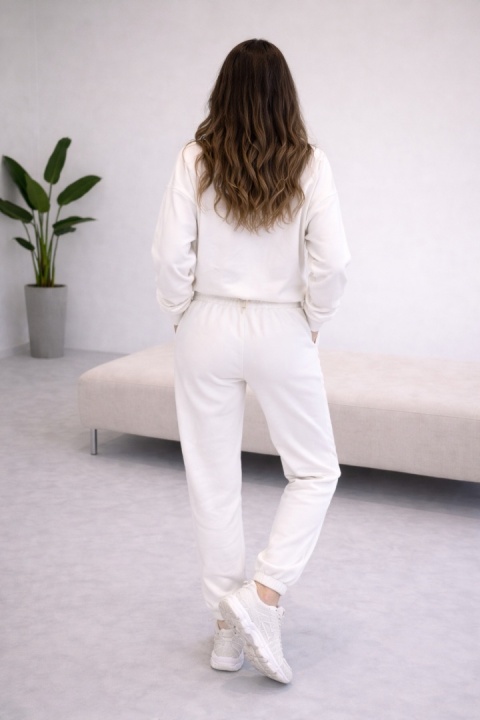 Oversize komplet dresowy MOVE| BIEL | one size