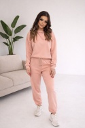 Oversize komplet dresowy MOVE| PUDROWY RÓŻ | one size