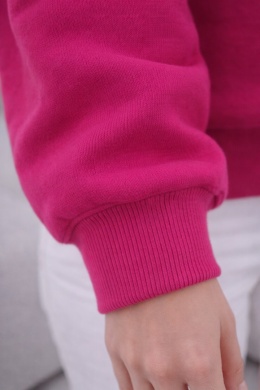 Bluza ocieplana z kapturem Vigo fuksja