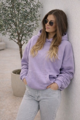 Bluza ocieplana z kapturem Vigo wrzos