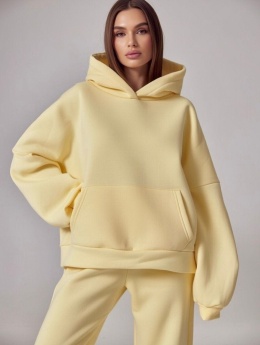 Bawełniany komplet dresowy z kapturem ROBINN I BANAN | one size