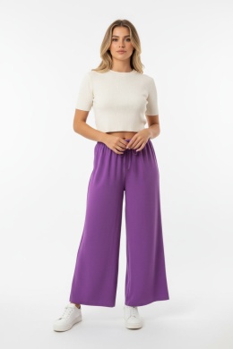 Spodnie typu palazzo DYLAN| FIOLET | one size