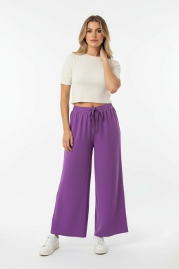Spodnie typu palazzo DYLAN| FIOLET | one size