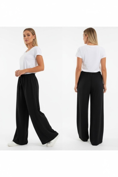 Spodnie typu palazzo DYLAN | czerń | one size