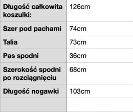 Zwiewny letni komplet Samira różowy rozmiar uniwersalny