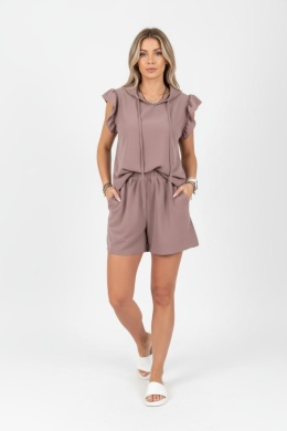 Krótki komplet COCA | komplet letni | taupe | one size