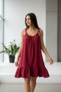Sukienka oversize CANDY | bordo | one size