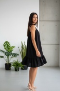 Sukienka oversize CANDY | czerń | one size