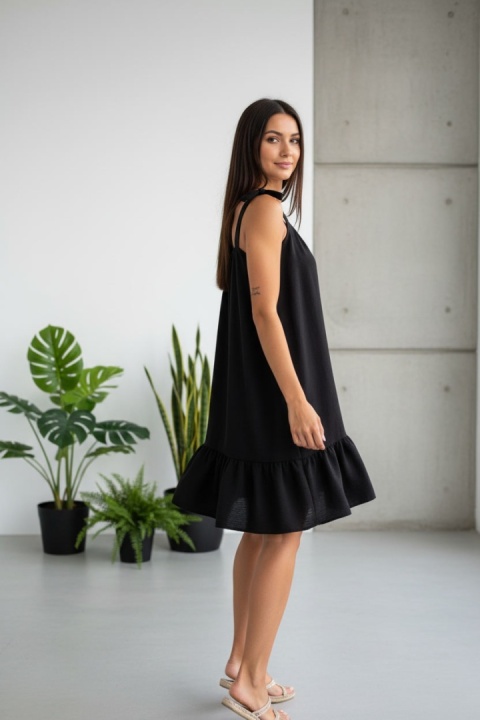 Sukienka oversize CANDY | czerń | one size