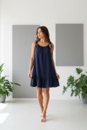 Sukienka oversize CANDY | granatowy | one size
