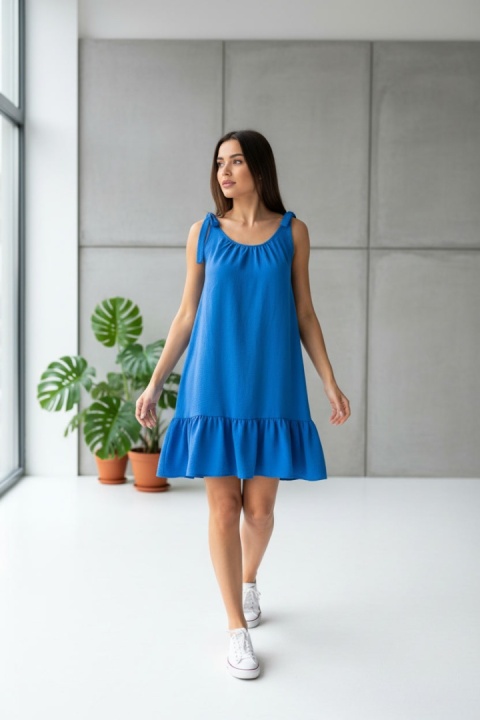 Sukienka oversize CANDY | jeansowy | one size