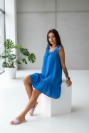 Sukienka oversize CANDY | jeansowy | one size